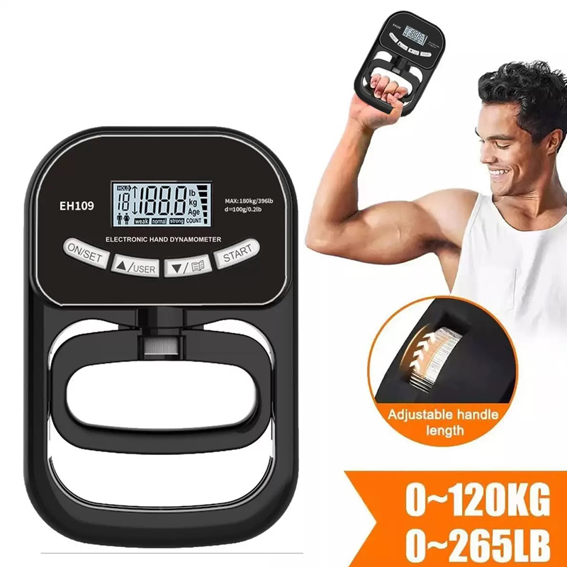 Usb Ammeter Tester - Grip Strength Tester 265Lbs/120Kg Digital Hand