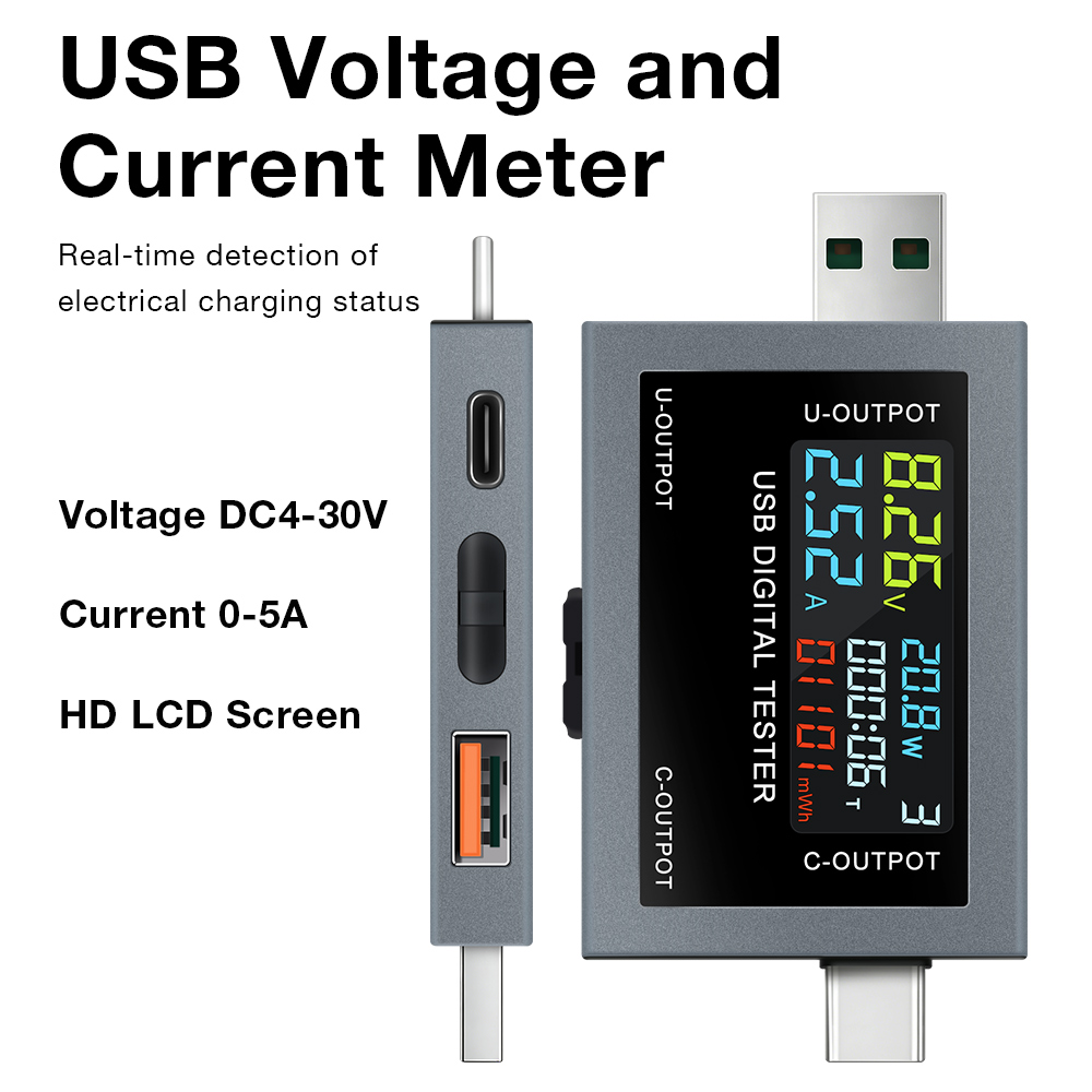 Usb Ammeter Tester - USB Type-C Charging Tester DC 4.5-50V