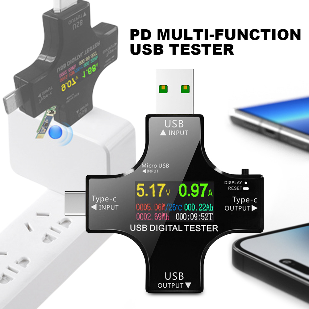 Usb Ammeter Tester - USB Tester Type-C PD Color Digital