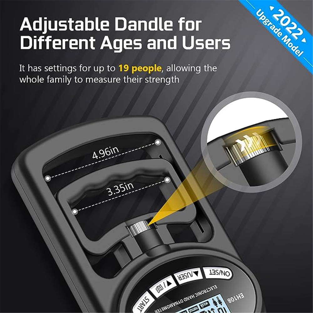 Grip Strength Tester 265Lbs/12 - Usb Ammeter Tester 评论和价格