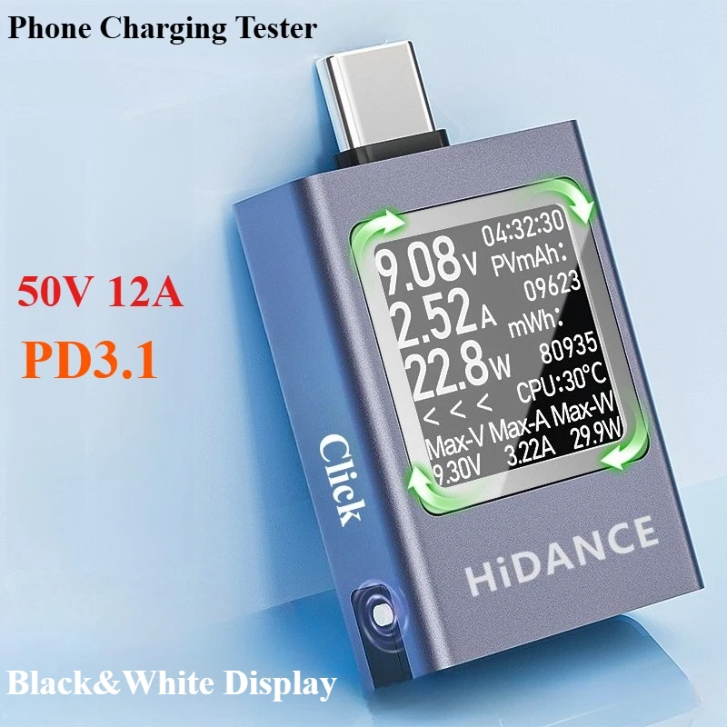 13 in 1 DC 4.5-50V 0-12A Multi - Usb Ammeter Tester 评论和价格