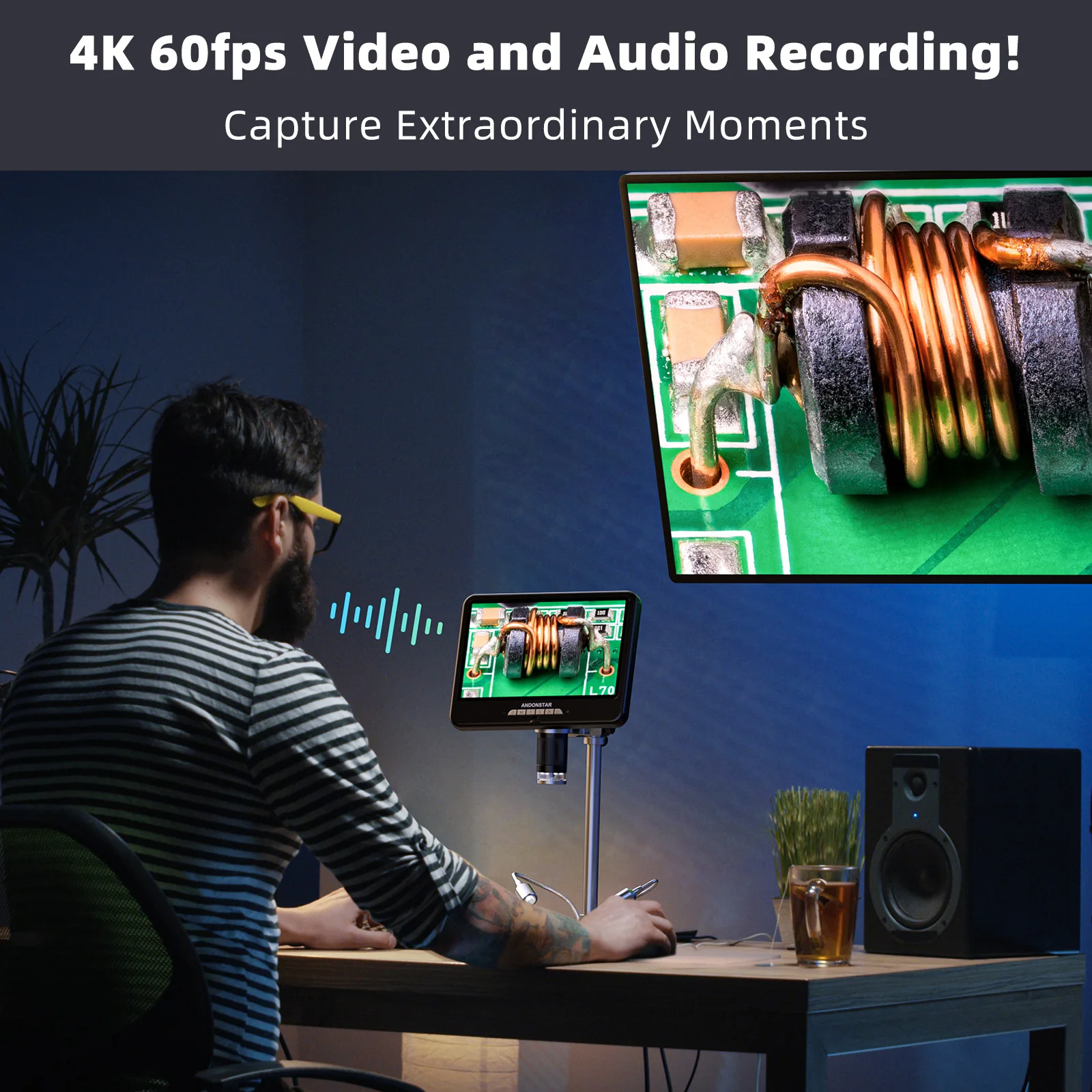 Andonstar AD210S-Pro 4K 60FPS  - Electronics Repairing 评论和价格