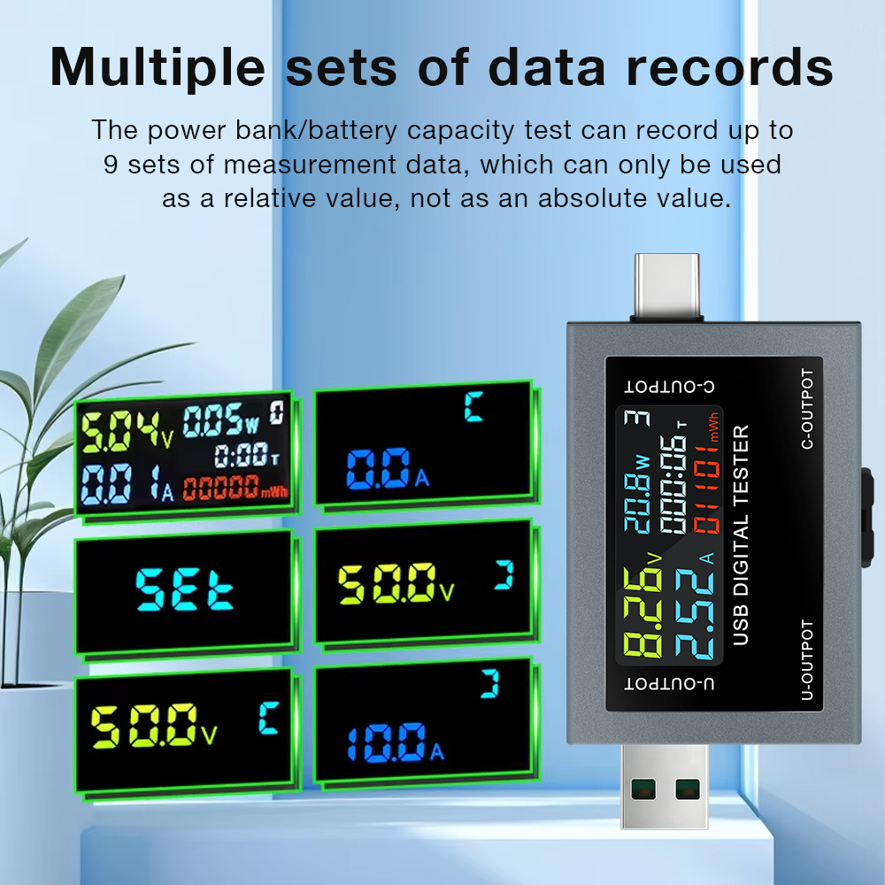 USB Type-C Charging Tester DC  - Usb Ammeter Tester 评论和价格