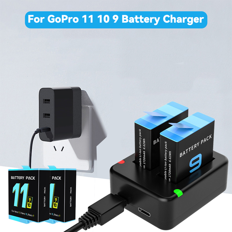 Dual Port Slot Double Battery  - Gopro Action Camera Hero 12 Black 评论和价格