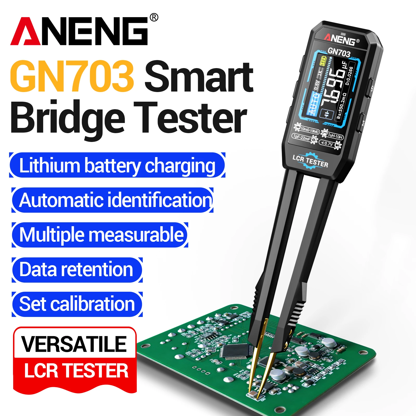 ANENG GN703 USB Rechargeable P - Usb Ammeter Tester 评论和价格