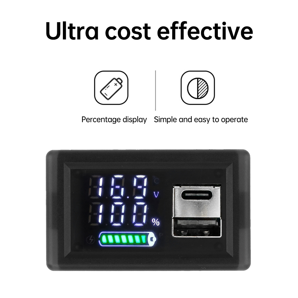 USB+Type-C/Dual USB 9V 12V 24V - Usb Ammeter Tester 评论和价格