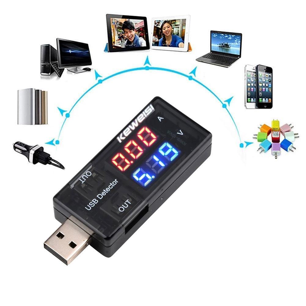 Dual Digital USB Current Volta - Usb Ammeter Tester 评论和价格