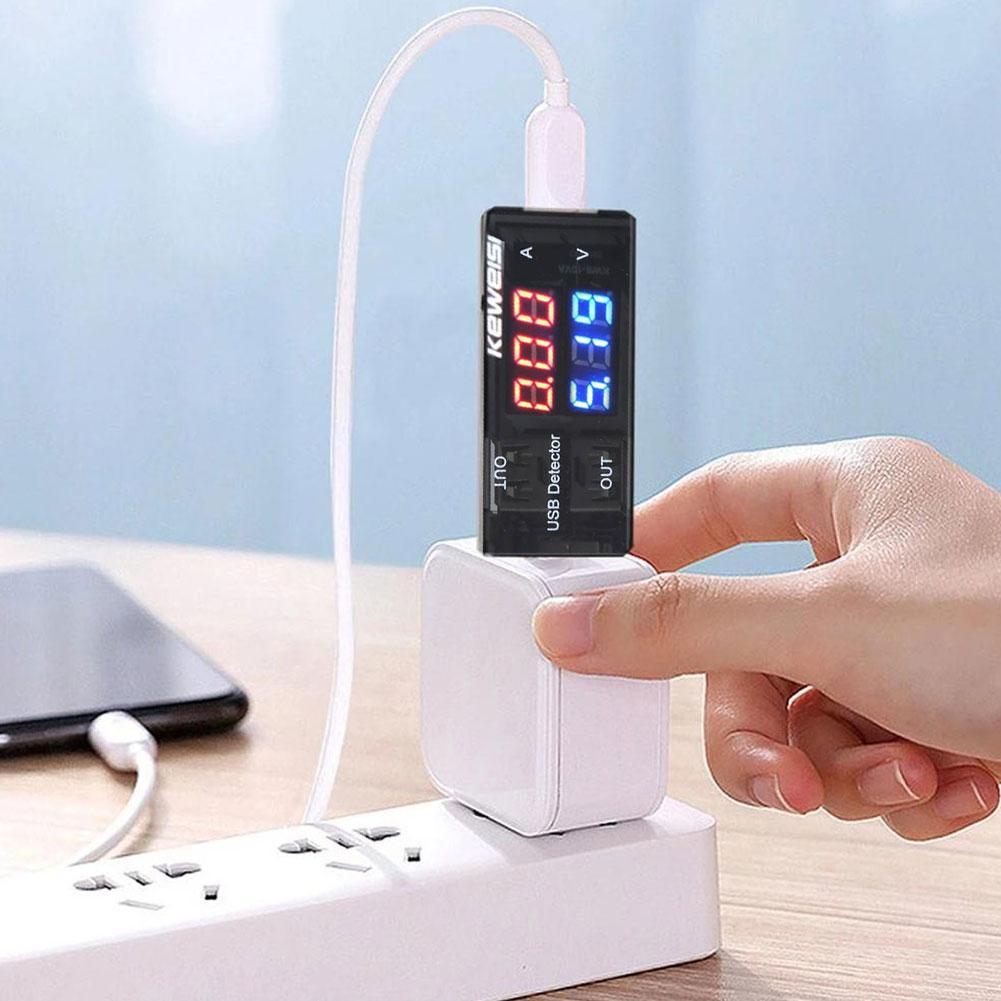 Dual Digital USB Current Volta - Usb Ammeter Tester 评论和价格